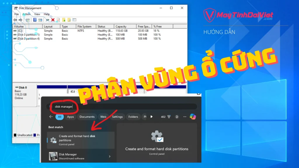 Sử dụng Disk Management như chuyên gia