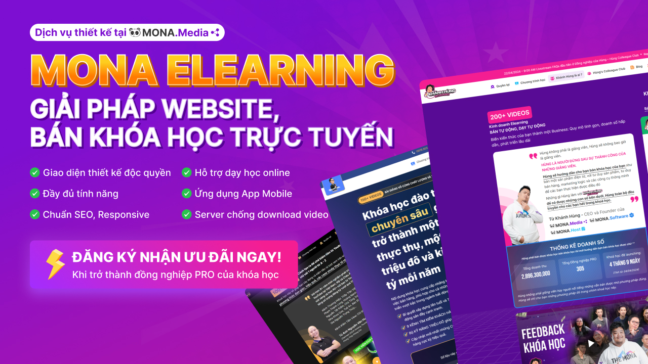 Giao Diện Website Khóa Học