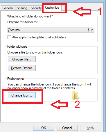 Đổi icon cá tính hóa