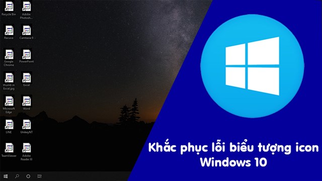 Khôi phục biểu tượng bị mất trên Desktop