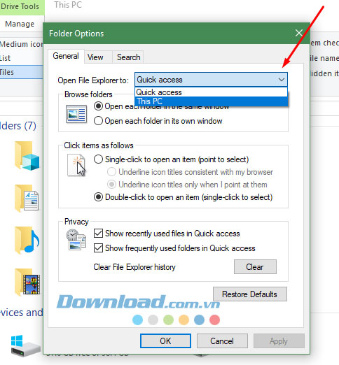 Lỗi Windows Explorer