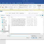 Khôi phục file Word chưa lưu