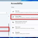 Tắt hiệu ứng trong suốt trên Windows 11