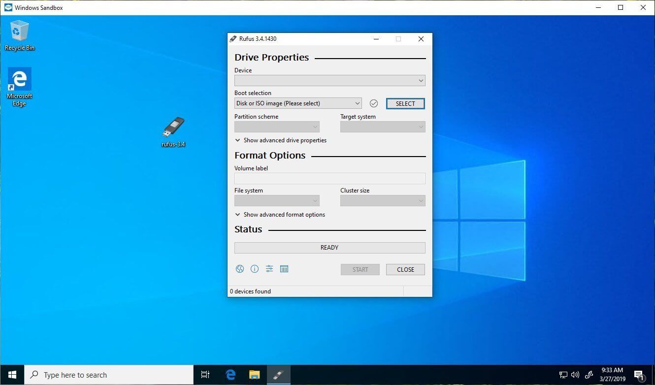 Môi trường Windows tách biệt hoàn toàn