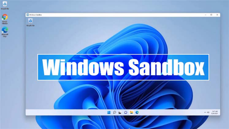 Windows Sandbox giao diện cơ bản